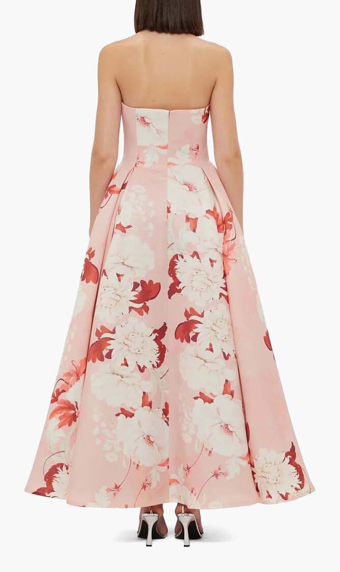 Nora Bustier Maxi Dress