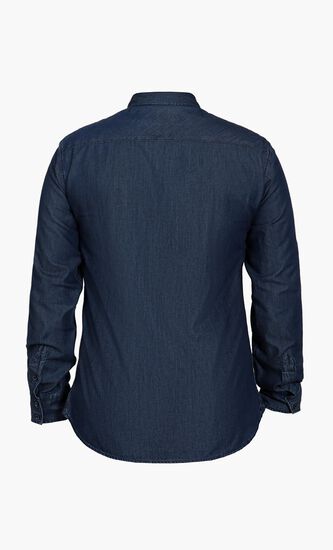 Basic Regular Fit Denim Shirt