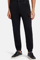 CARGO CHINO DOUBLE KNIT BLACK