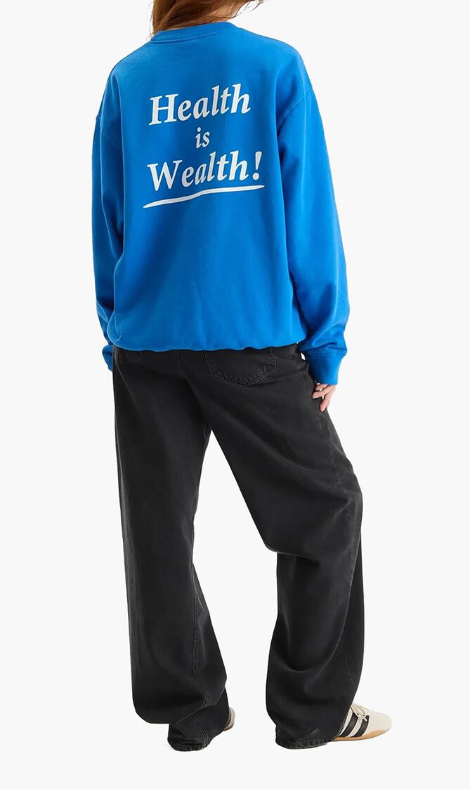 Health is Wealth Crew Sweatshirt