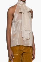 Blouse with Bow Collar