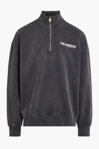 RSG WASHED HALF ZIP SWEATSHIRT