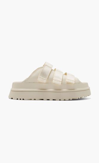 Golden Glow Slide Sandals