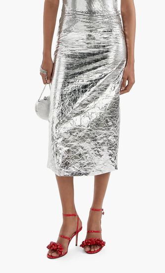 PUFFY HEART RED PATENT LEATHER SANDALS