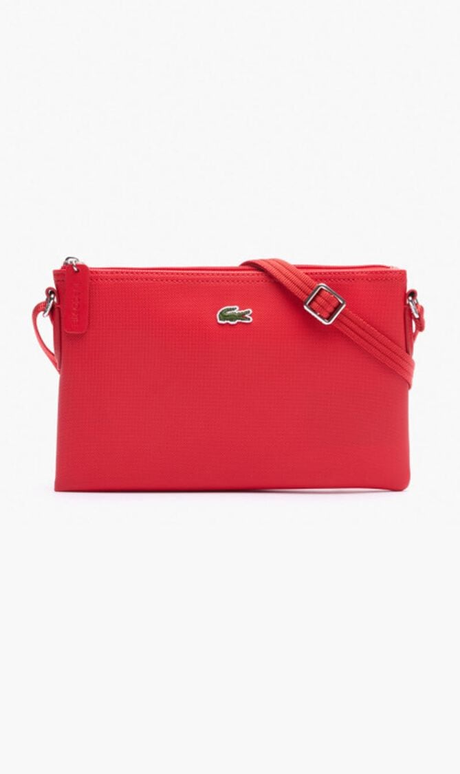 Women'S Lacoste L.12.12 Flat Purse With Removable Strap