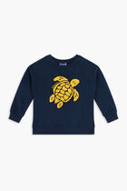 GALVIN SWEAT CR24 TURTEMB PLCD BLEU MARINE