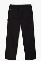Straight Fit Cotton Twill Cargo Pants