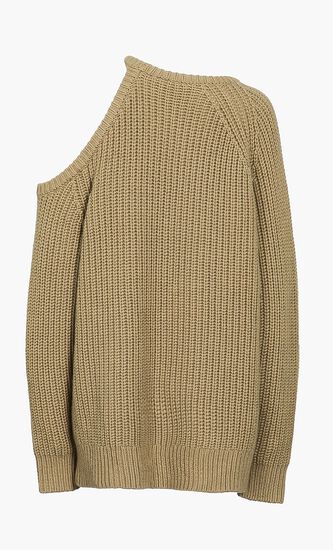 Asymmetric Cutout Sweater