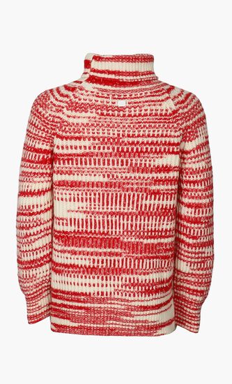 Mouline Knit Long Sleeves Sweater