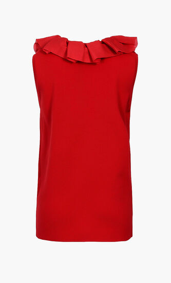 Rouches Sleevesless Blouse