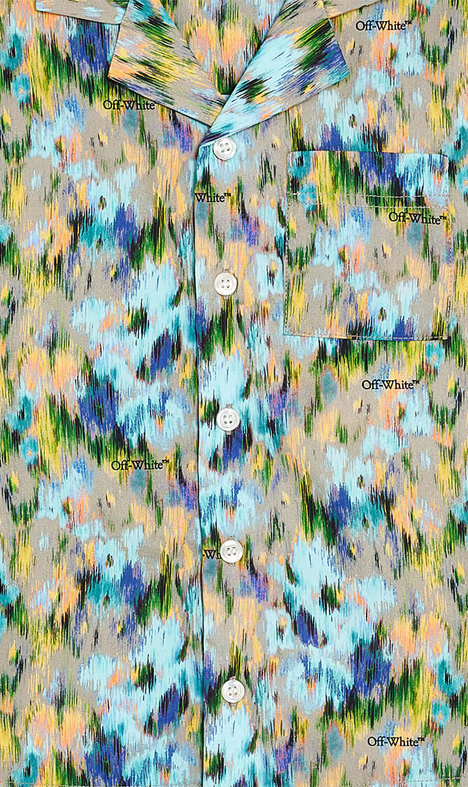 ALL OVER WATERCOLOR SHIRT S S MULTICOLOR