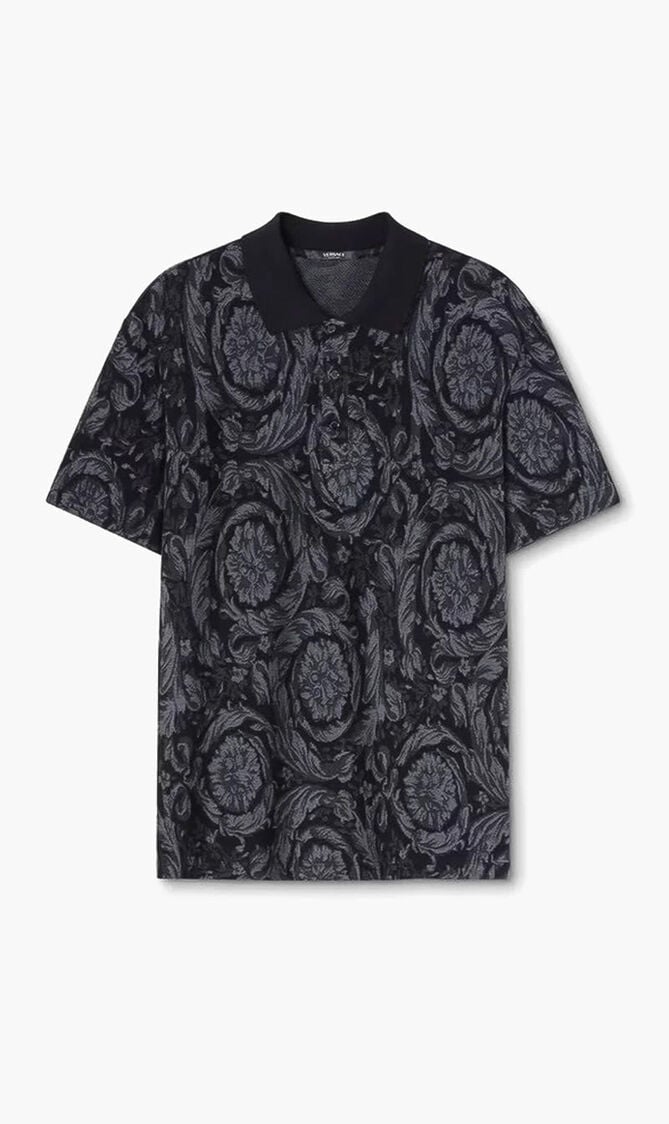 POLO BAROCCO JACQUARD PIQUET FABRIC