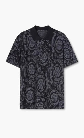 POLO BAROCCO JACQUARD PIQUET FABRIC