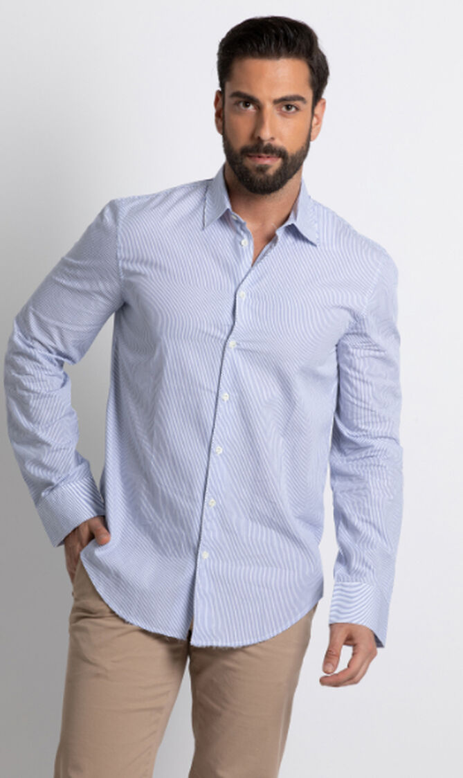 Sigmund XL Stripe Long Sleeve Shirt