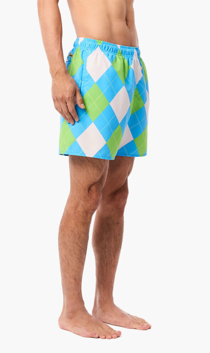 Printed Swim Trunks