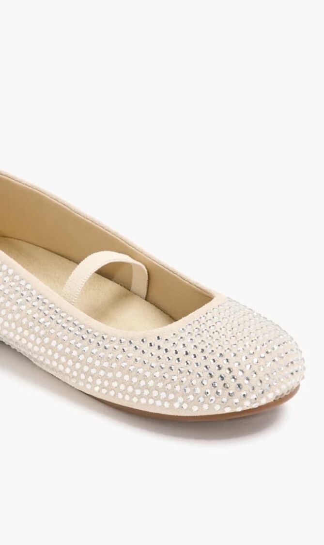 Crystal Ballet Flats