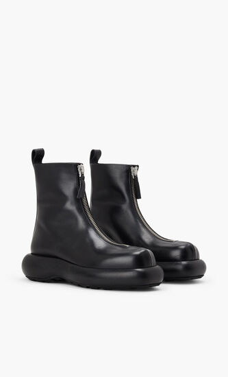 STIVALETTO SEMI-SHINY CALF LEATHER