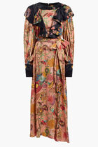 ROUND NECK LONG DRESS
