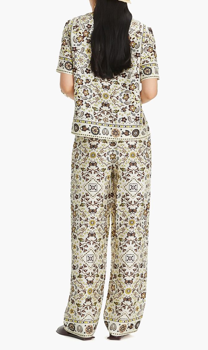 Printed Silk Pant
