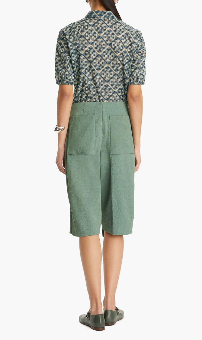 PRISMATIC T MONOGRAM NYLON ZIP POLO