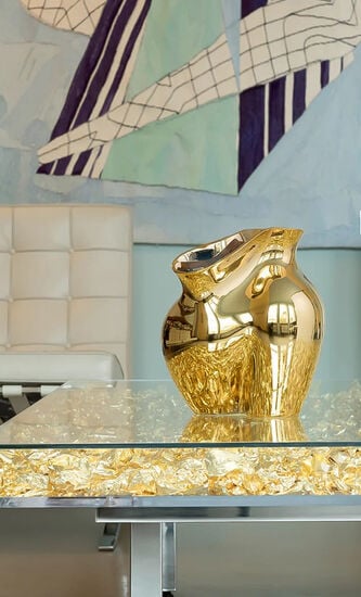 La Chute Gold Titanisiert Vase