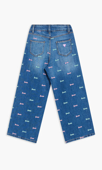 DENIM CULOTTE PANTS WEMBY