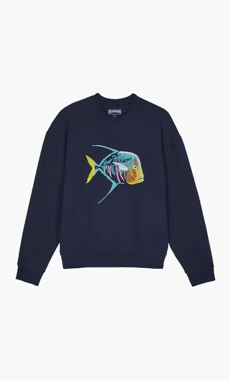 Fish Printed Sweatshirt