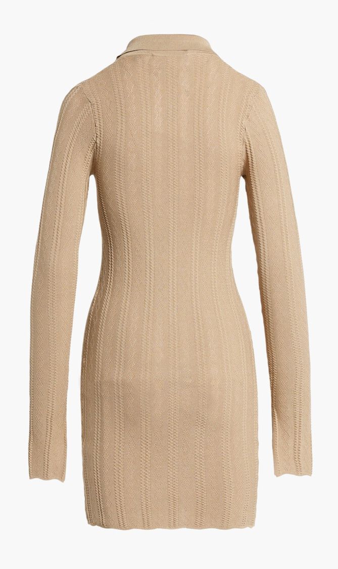 KNIT FITTED CARDIGAN