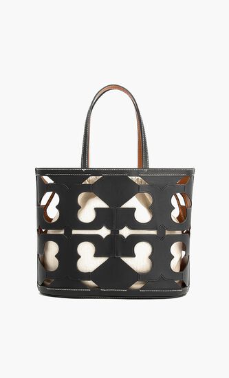 Ella Cutout Logo Small Tote Bag