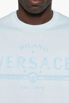 T-SHIRT COMPACT COTTON JERSEY FABRIC + NEVER FORGET VERSACE PRINT