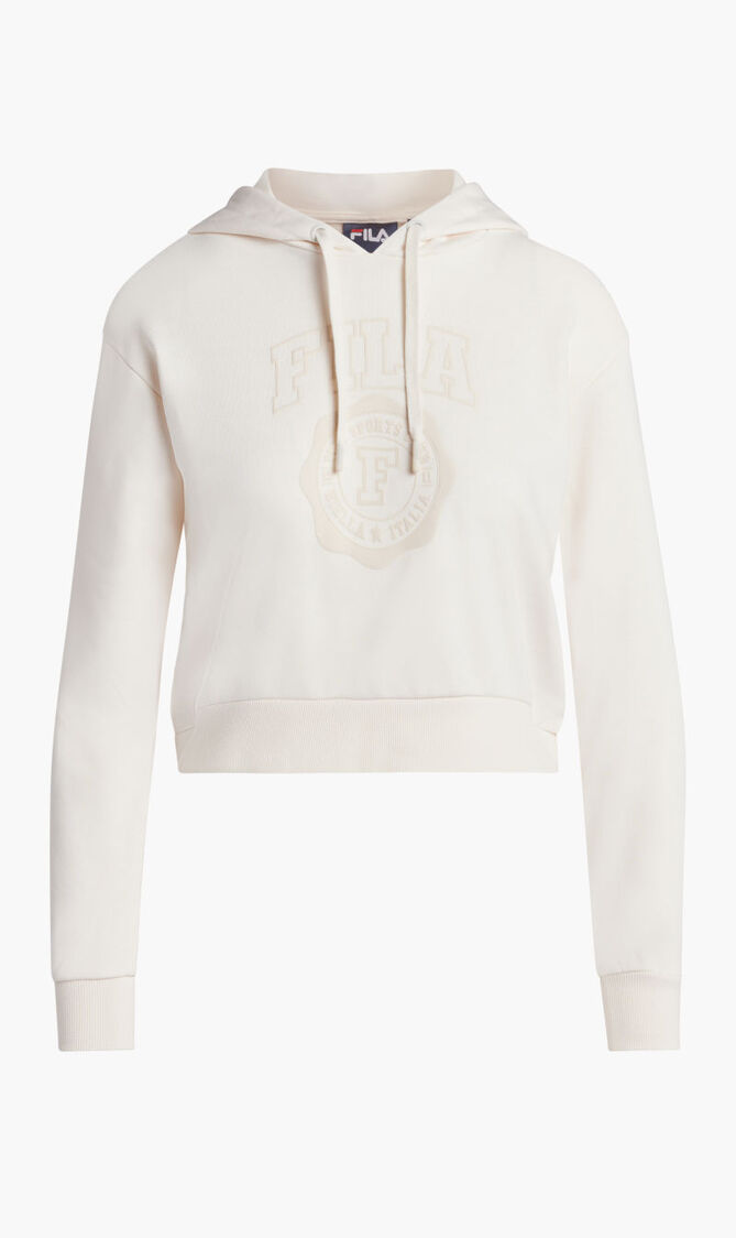 CURVED BOXY HOODY LARGE ARCH LOGO PP
