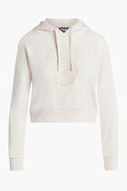 CURVED BOXY HOODY LARGE ARCH LOGO PP