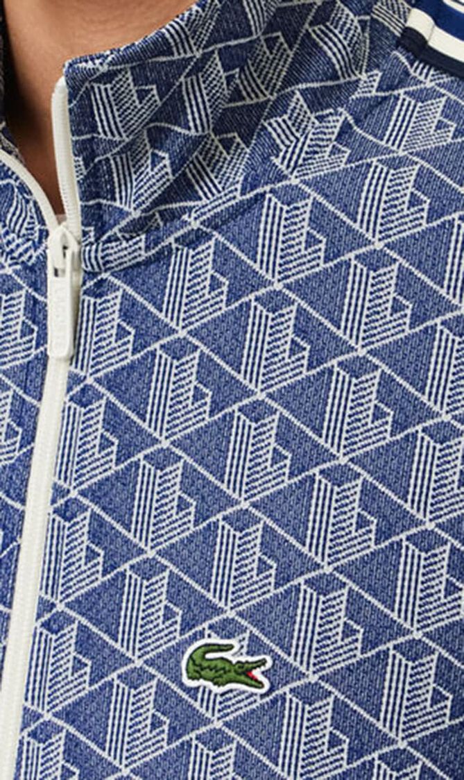 Paris Zip-Up Jacquard Track Jacket