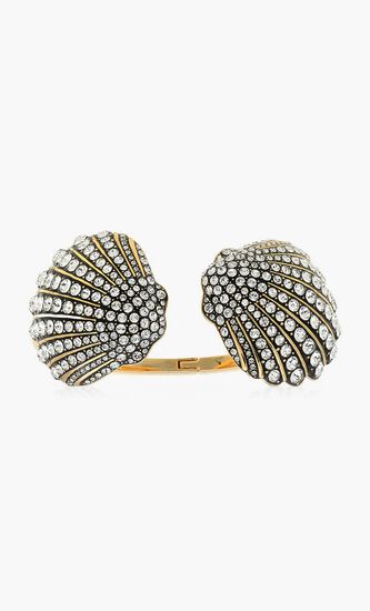 Idyllia Shell Motif Bangle
