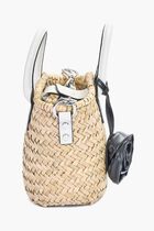 K/Signature Raffia Small Basket Bag K/Signature Raffia Small Basket Bag