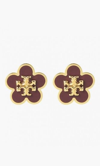 Kira Enamel Flower Stud Earring
