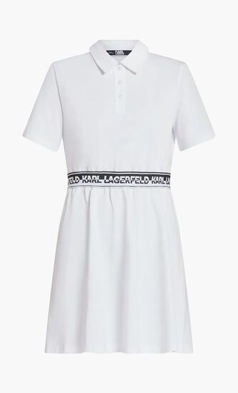 LOGO TAPE SHIRT DRESS