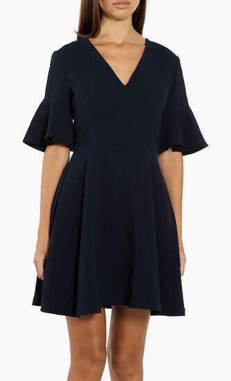 Vyvian Polka Dot Pleated Skirt