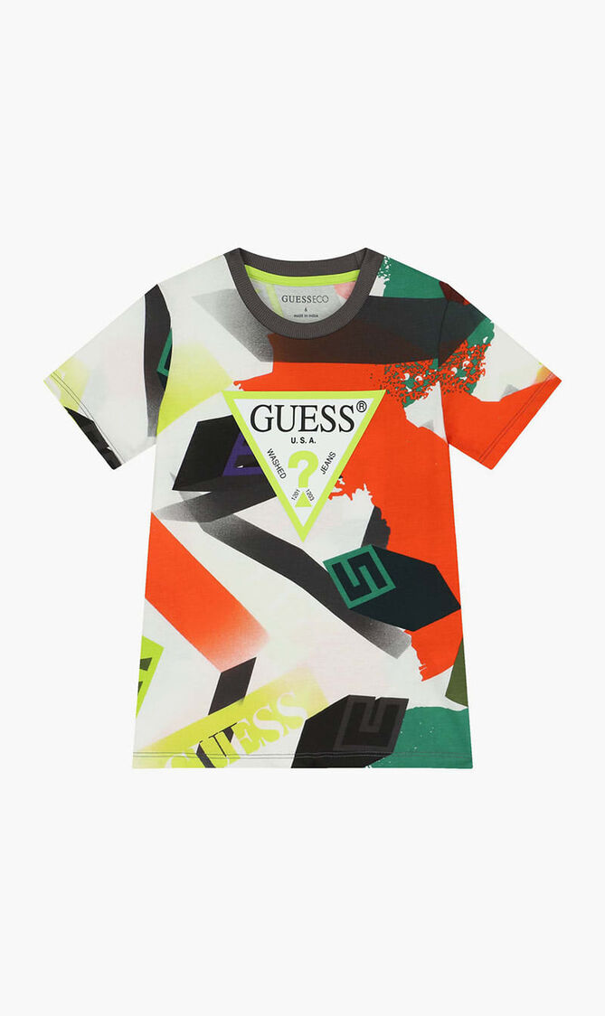 All Over Printed Logo T-Shirt