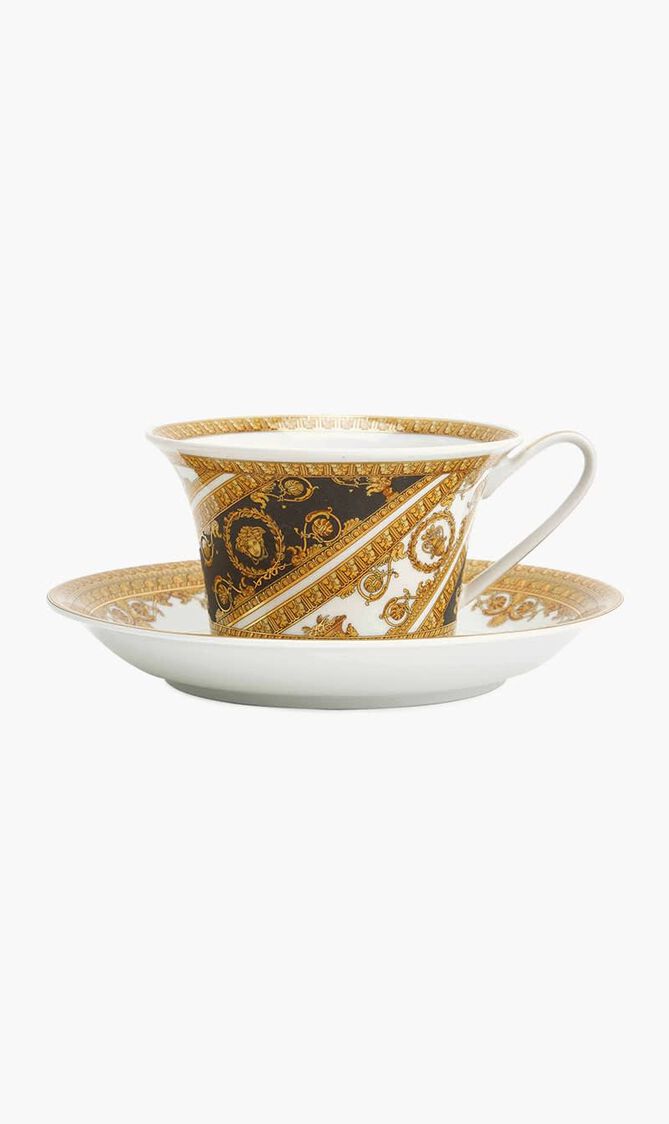 I Love Baroque Tea Cup Set Black