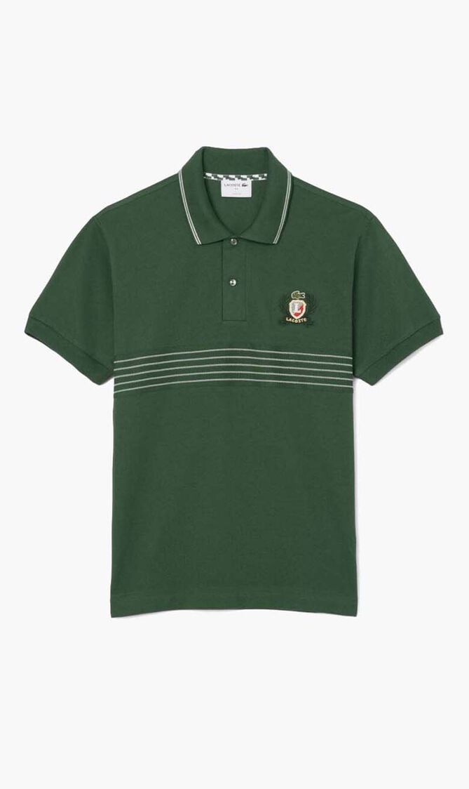 Embroidered Shield Polo Shirt