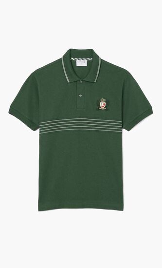 Embroidered Shield Polo Shirt