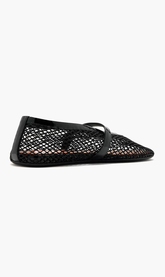 Fishnet Ballet Flats