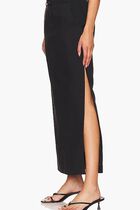 IRENA SIDE SPLIT MAXI SKIRT- BLACK