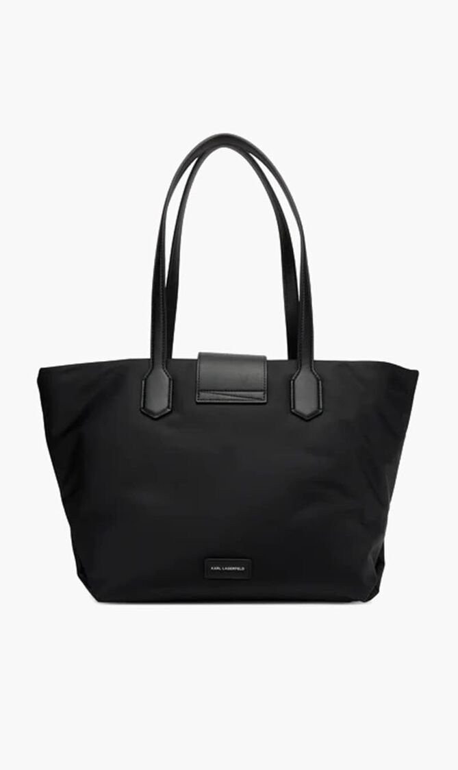 K/Signature Nylon MD Tote