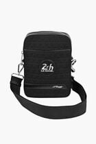 24H Le Mans Black Shoulder Bag