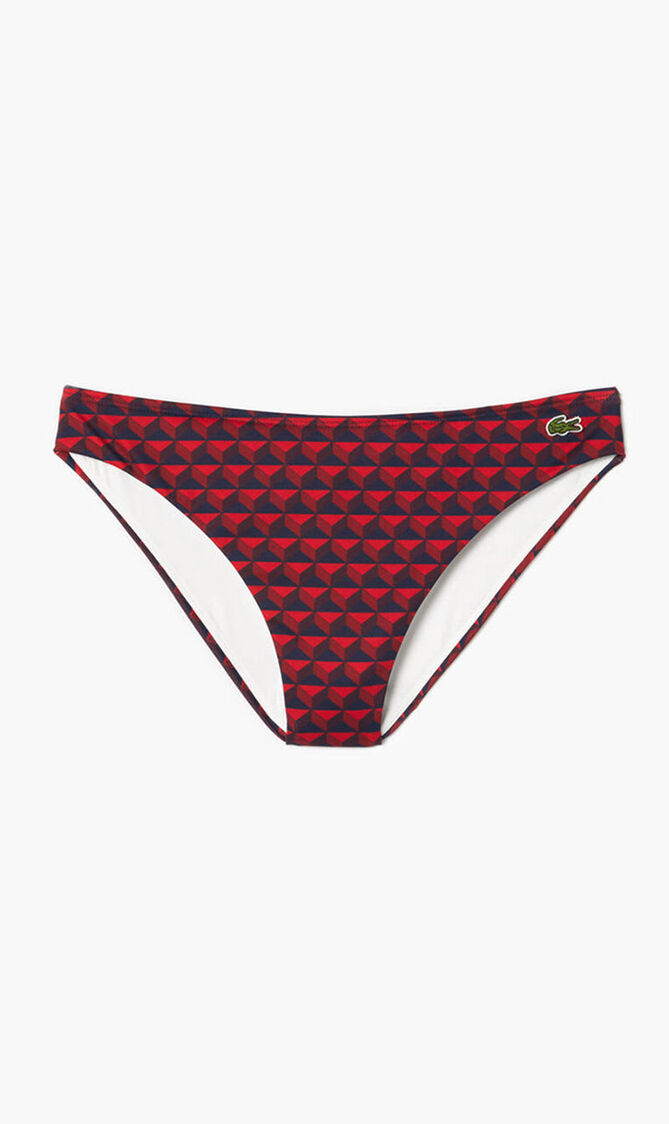 Monogram Burgundy Bikini Bottom