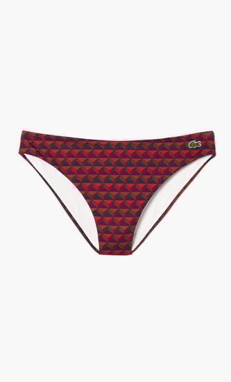 Monogram Burgundy Bikini Bottom