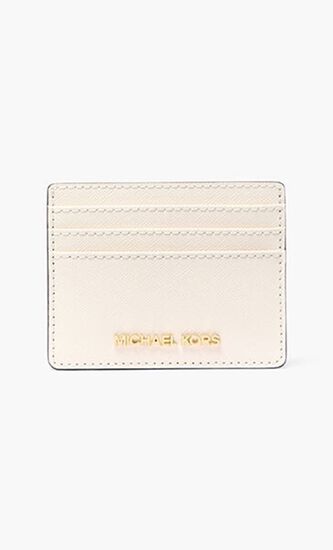 Jet Set Large Saffiano Leather Card Case