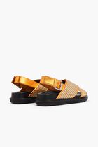 Raffia Leather Sandals